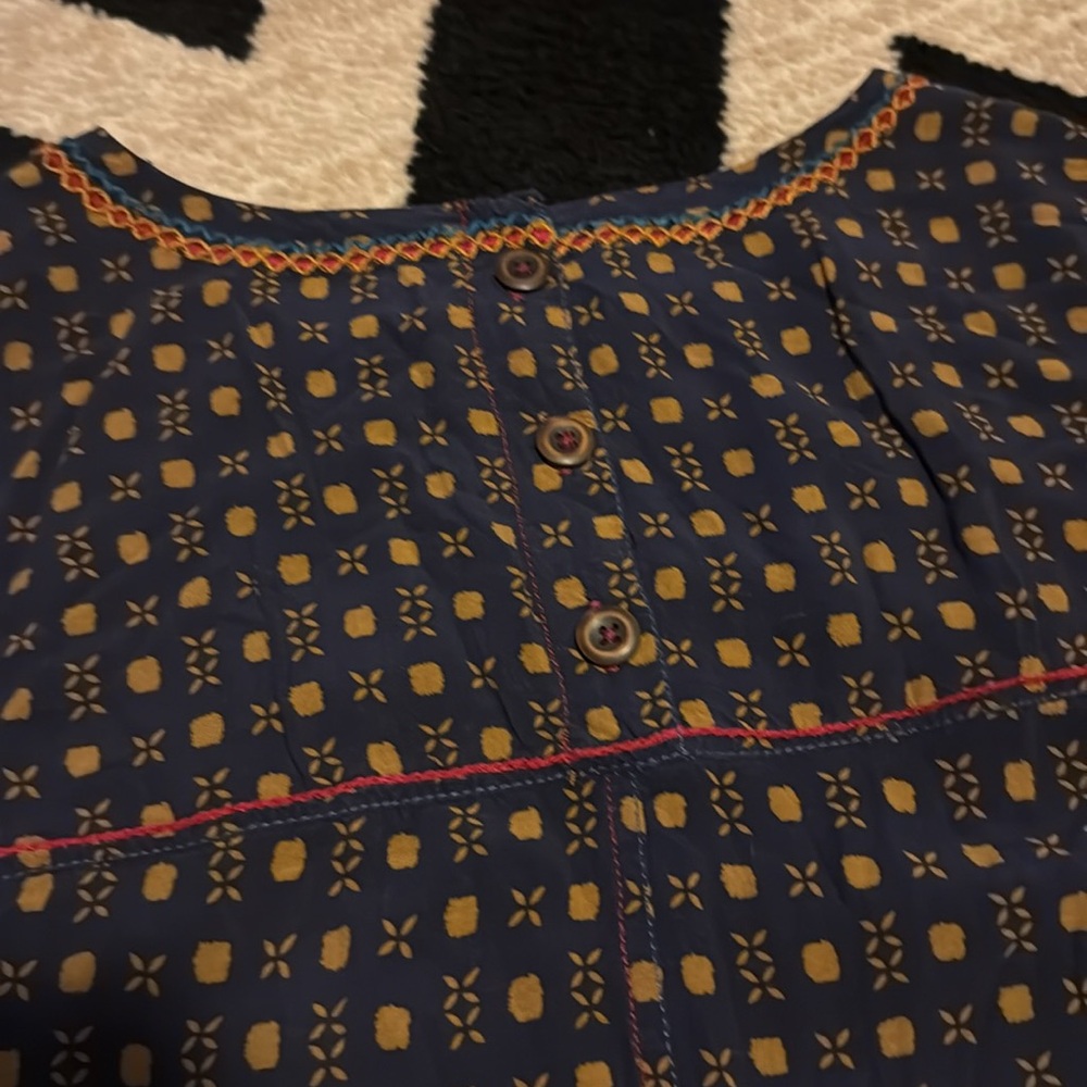 Anthropologie Holding Horses Mina Embroidered Top 4 - Picture 7 of 7